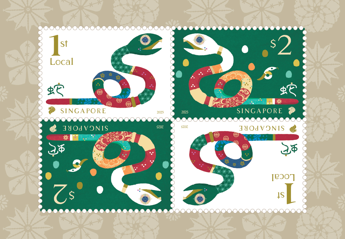 Embrace the Year of the Snake with SingPost's Zodiac Stamps